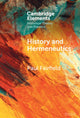 Book cover of: History and Hermeneutics