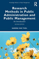 Book cover of: Research Methods in Public Administration and Public Management. By: Sandra van Thiel