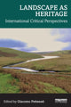 Book cover of: Landscape as Heritage. By: Giacomo Pettenati