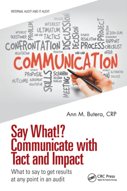 Book cover of: Say What!? Communicate with Tact and Impact. By: Ann Butera
