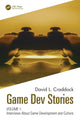Book cover of: Game Dev Stories Volume 1. By: David L. Craddock