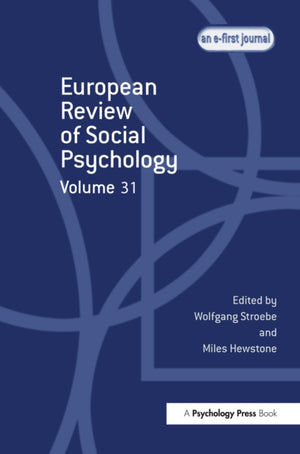 European Review of Social Psychology: Volume 31