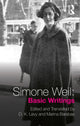 Book cover of: Simone Weil: Basic Writings. By: Simone Weil