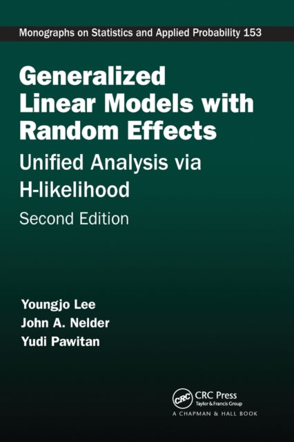Book cover of: Generalized Linear Models with Random Effects. By: Youngjo Lee