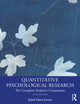 Book cover of: Quantitative Psychological Research. By: David Clark-Carter