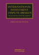 Book cover of: International Investment Dispute Awards. By: Esra Yldz Üstün