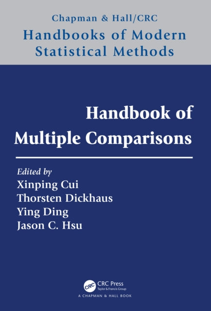 Book cover of: Handbook of Multiple Comparisons. By: Xinping Cui
