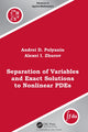 Book cover of: Separation of Variables and Exact Solutions to Nonlinear PDEs