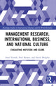 Book cover of: Management Research, International Business, and National Culture
