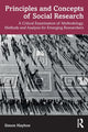 Book cover of: Principles and Concepts of Social Research. By: Simon Hayhoe