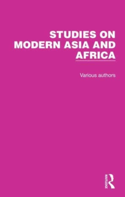 Book cover of: Studies on Modern Asia and Africa