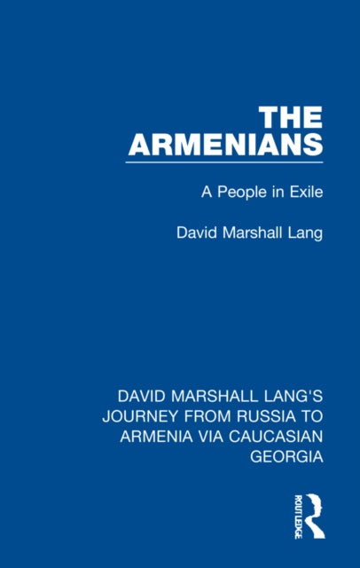 Book cover of: Armenians. By: David Marshall Lang