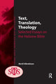 Book cover of: Text, Translation, Theology. By: B. Albrektson