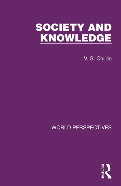 Book cover of: Society and Knowledge