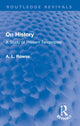 Book cover of: On History