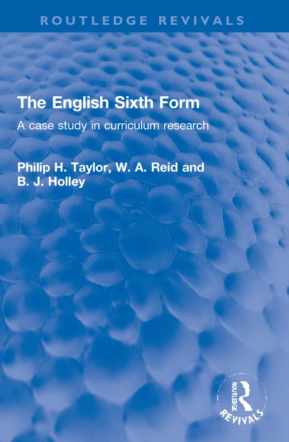 Book cover of: English Sixth Form. By: Philip H. Taylor