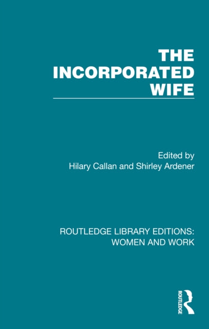 Book cover of: Incorporated Wife. By: Hilary Callan
