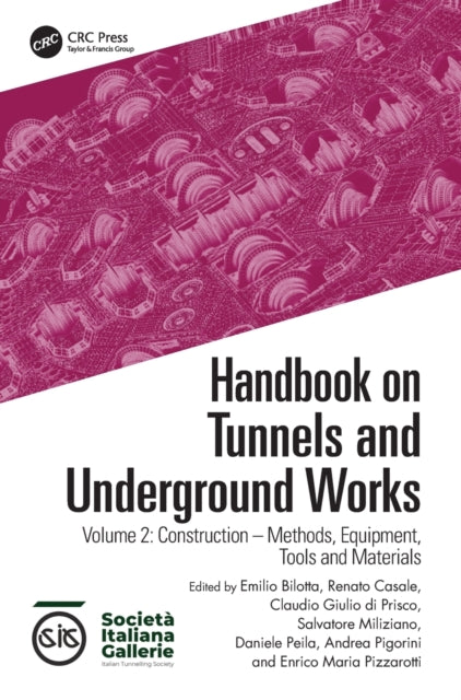Book cover of: Handbook on Tunnels and Underground Works. By: Emilio Bilotta