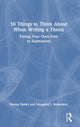 Book cover of: 50 Things to Think About When Writing a Thesis. By: Donna Starks