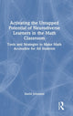 Book cover of: Activating the Untapped Potential of Neurodiverse Learners in the Math Classroom. By: David Johnston
