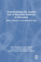 Book cover of: Understanding the Quality Use of Research Evidence in Education. By: Mark Rickinson