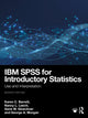 Book cover of: IBM SPSS for Introductory Statistics