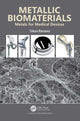Book cover of: Metallic Biomaterials. By: Takao Hanawa