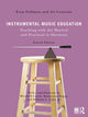 Book cover of: Instrumental Music Education. By: Evan Feldman