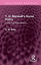 Book cover of: T. H. Marshall's Social Policy. By: A. M. Rees