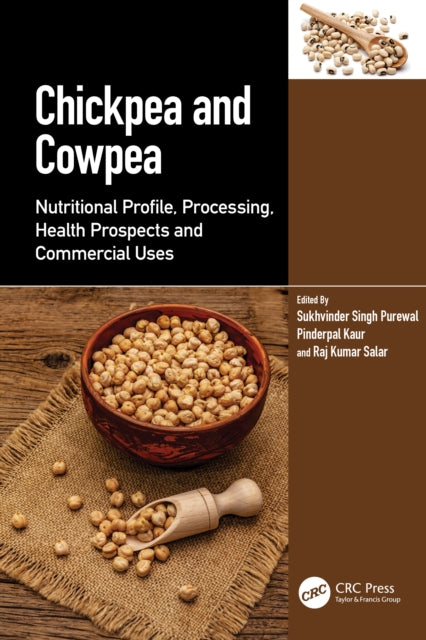 Book cover of: Chickpea and Cowpea. By: Sukhvinder Singh Purewal