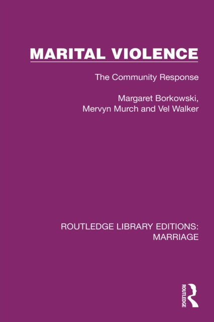 Book cover of: Marital Violence