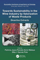 Book cover of: Towards Sustainability in the Wine Industry by Valorization of Waste Products. By: Patricia Joyce Pamela Zorro Mateus