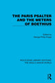 Book cover of: Paris Psalter and the Meters of Boethius