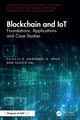 Book cover of: Blockchain and IoT. By: R. Anandan