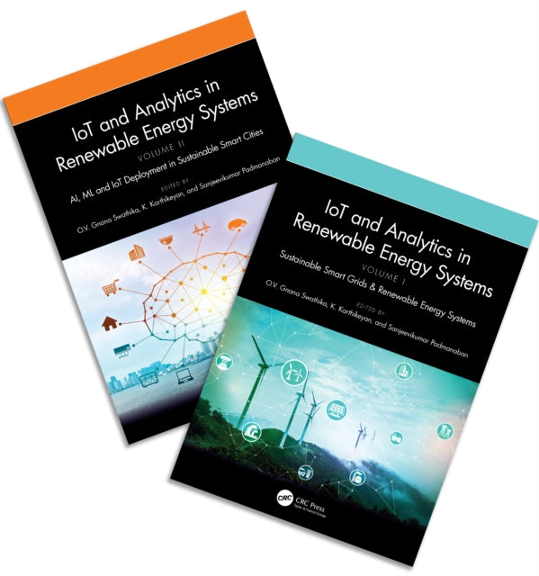 Book cover of: IoT Analytics and Renewable Energy Systems, Volume 1 and 2