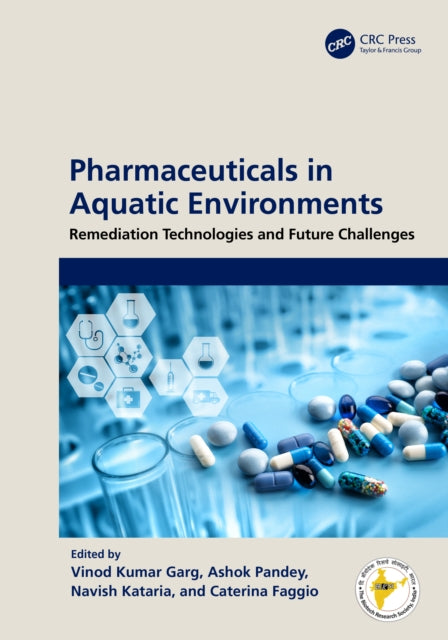 Book cover of: Pharmaceuticals in Aquatic Environments. By: Vinod Kumar Garg