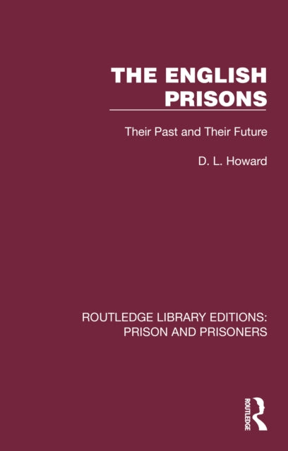 Book cover of: English Prisons. By: D. L. Howard