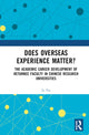 Book cover of: Does Overseas Experience Matter?. By: Li Yu