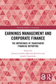 Book cover of: Earnings Management and Corporate Finance. By: Joanna Lizińska