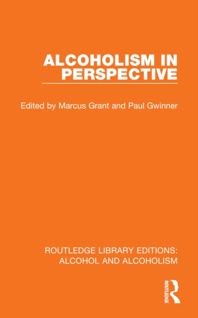 Book cover of: Alcoholism in Perspective