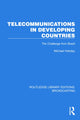 Book cover of: Telecommunications in Developing Countries. By: Michael Hobday