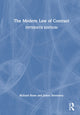 Book cover of: Modern Law of Contract. By: Richard Stone