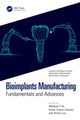 Book cover of: Bioimplants Manufacturing. By: P. M. Abhilash