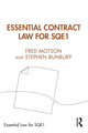 Book cover of: Essential Contract Law for SQE1