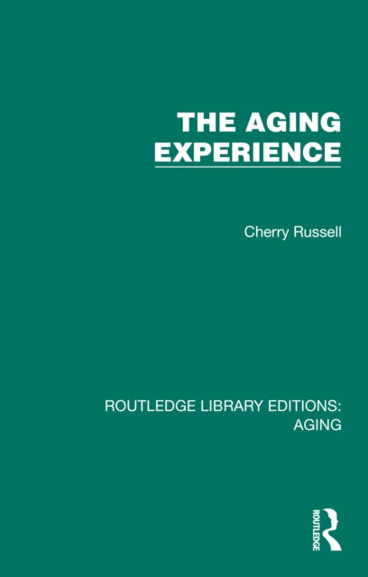 Book cover of: Aging Experience