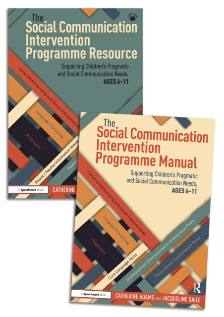 Book cover of: Social Communication Intervention Programme Manual and Resource. By: Catherine Adams