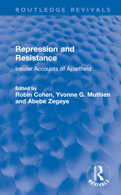 Book cover of: Repression and Resistance. By: Cohen, Robin