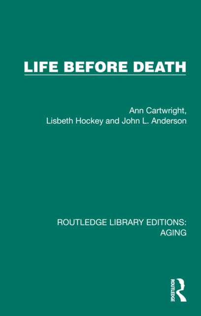 Book cover of: Life Before Death