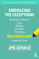 Book cover of: Embracing the Exceptions. By: Jpb Gerald