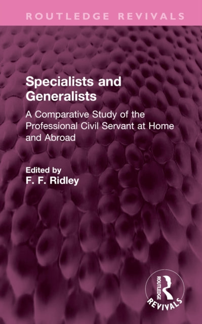 Book cover of: Specialists and Generalists